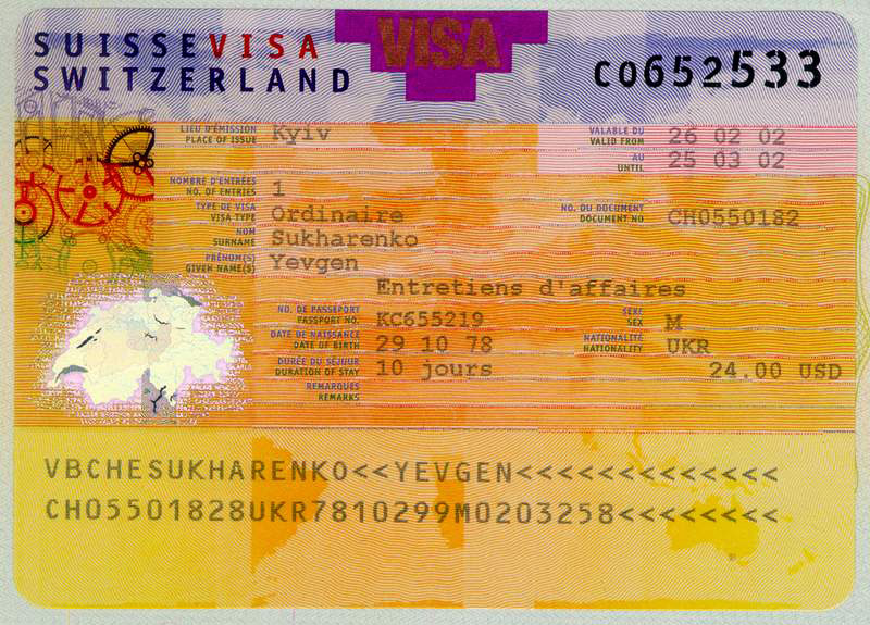 switzerland visa 1