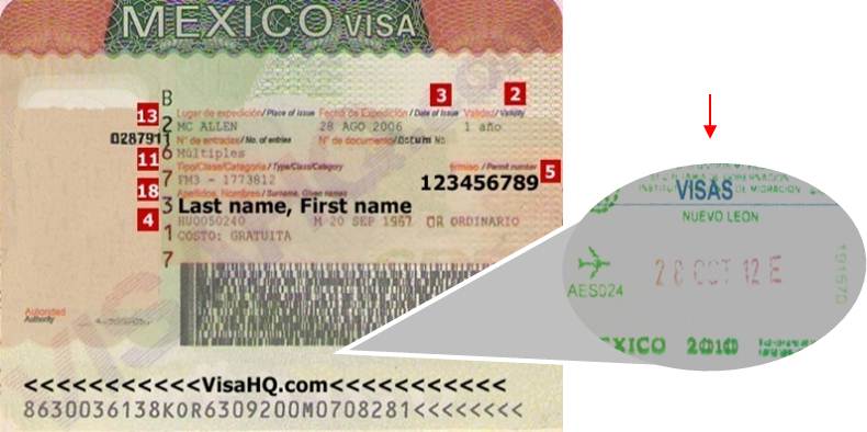 visa mexicana 1