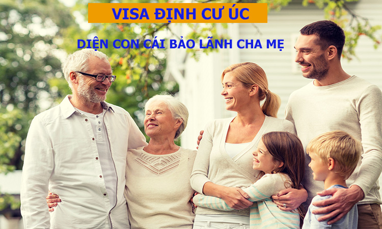 visa dinh cu uc theo dien con cai bao lanh cha me